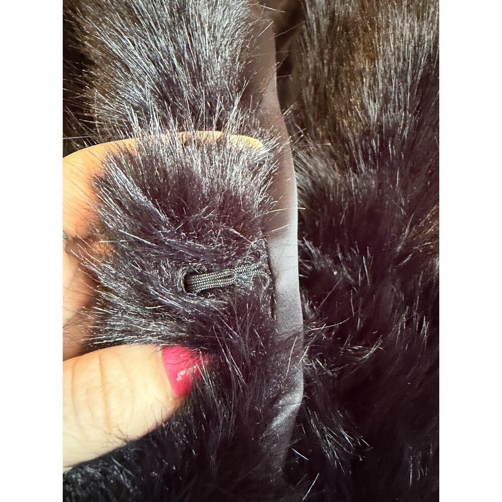 Mango Womens Faux Fur Cropped Jacket XL - Picture 4 of 10